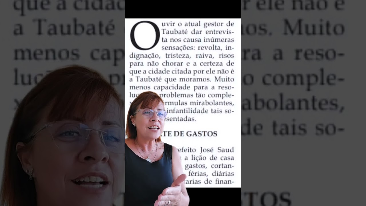 Prefeito de Taubaté não sabe qual a função de um vereador e critica Vr.Serginho (PP).