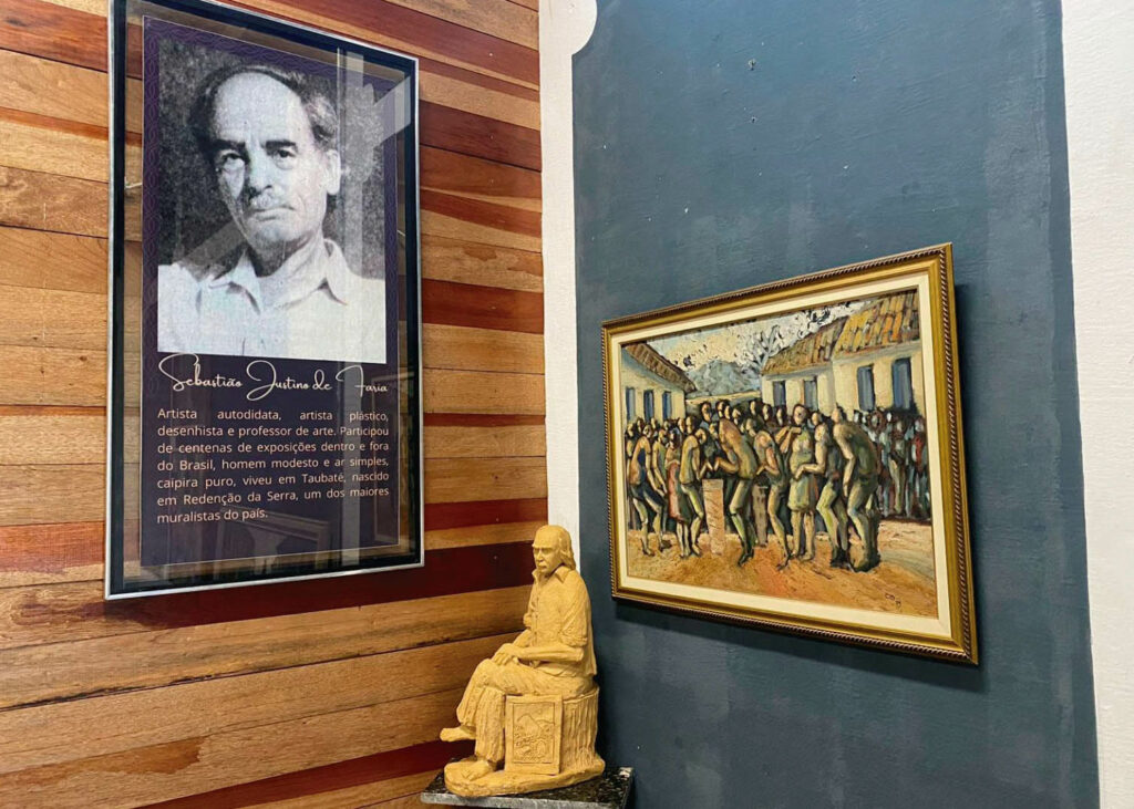 Exposição 30 anos sem Justino voz do vale taubate