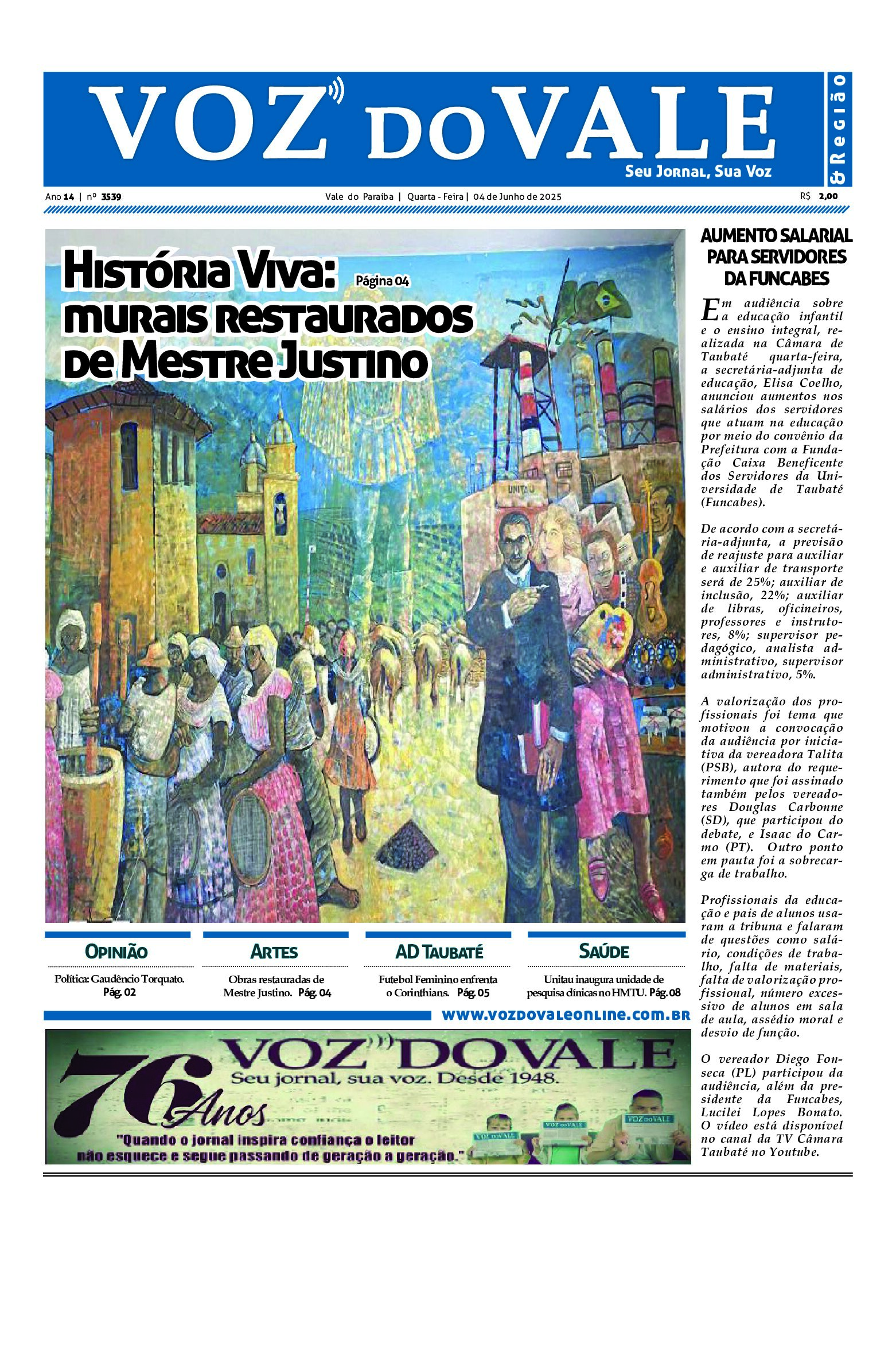 Edição de 04 de Junho de 2025