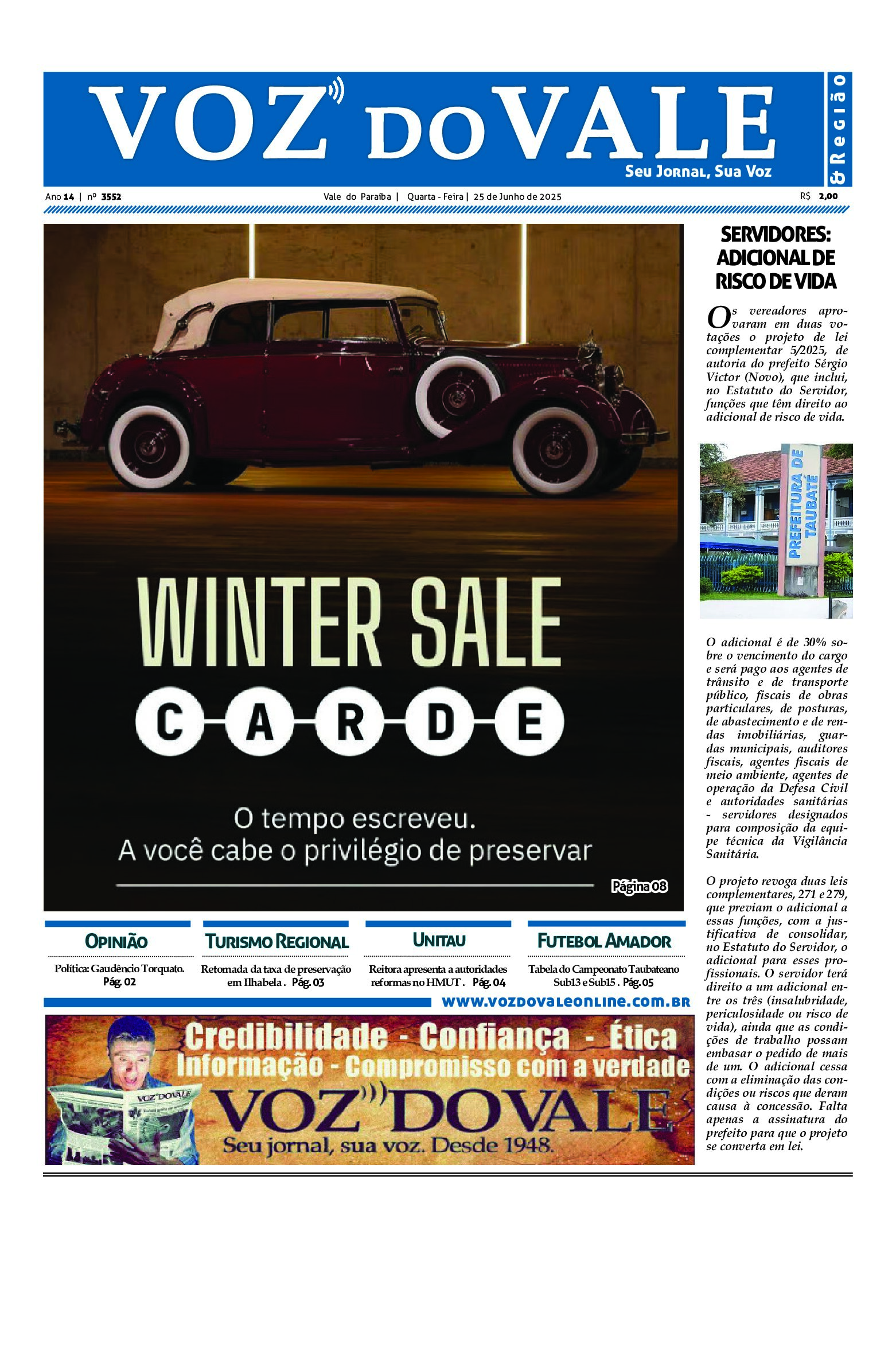 Edição de 25 de junho de 2025
