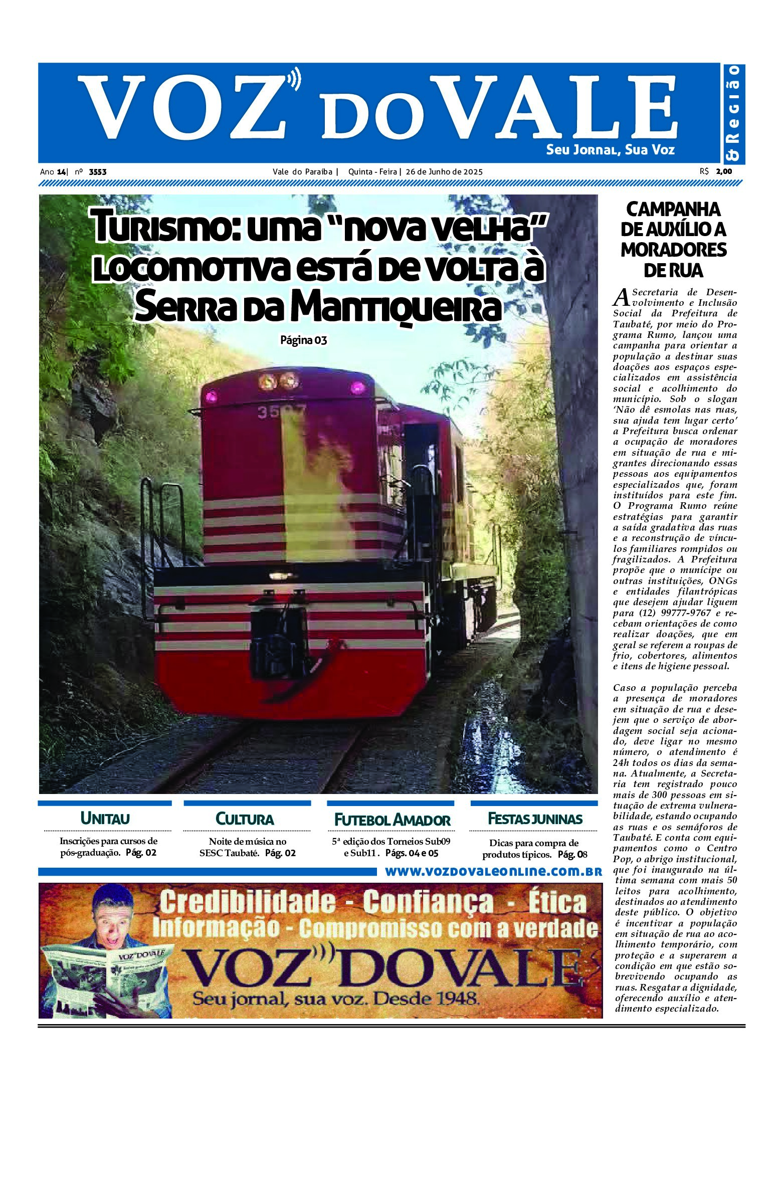 Edição de 26 de junho de 2025