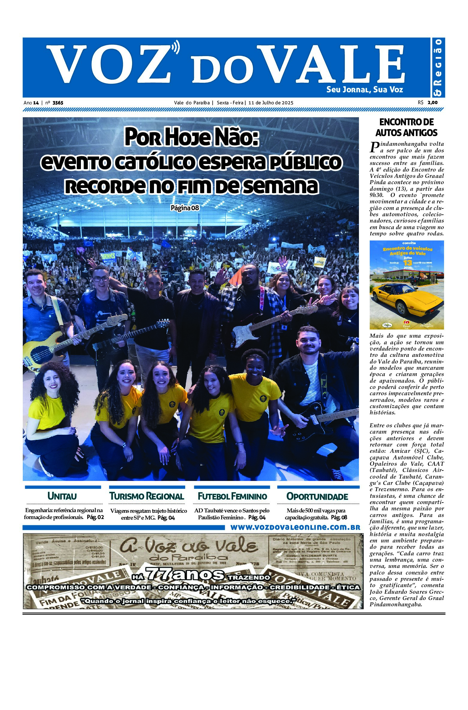 Edição de 11 julho de 2025