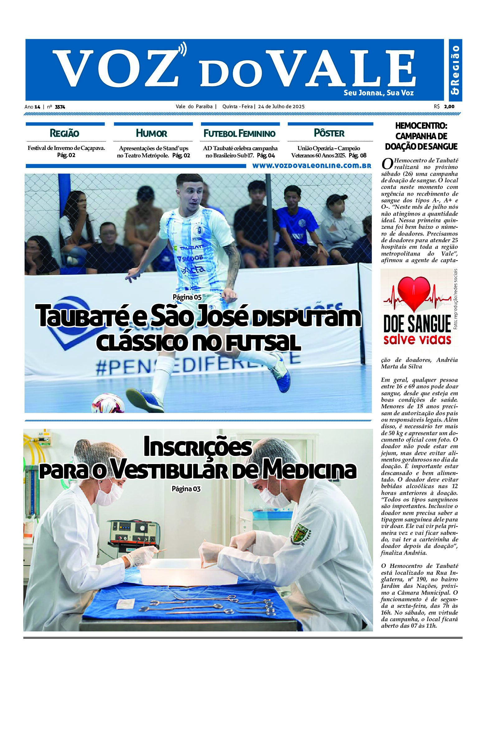 Edição de 24 julho de 2025