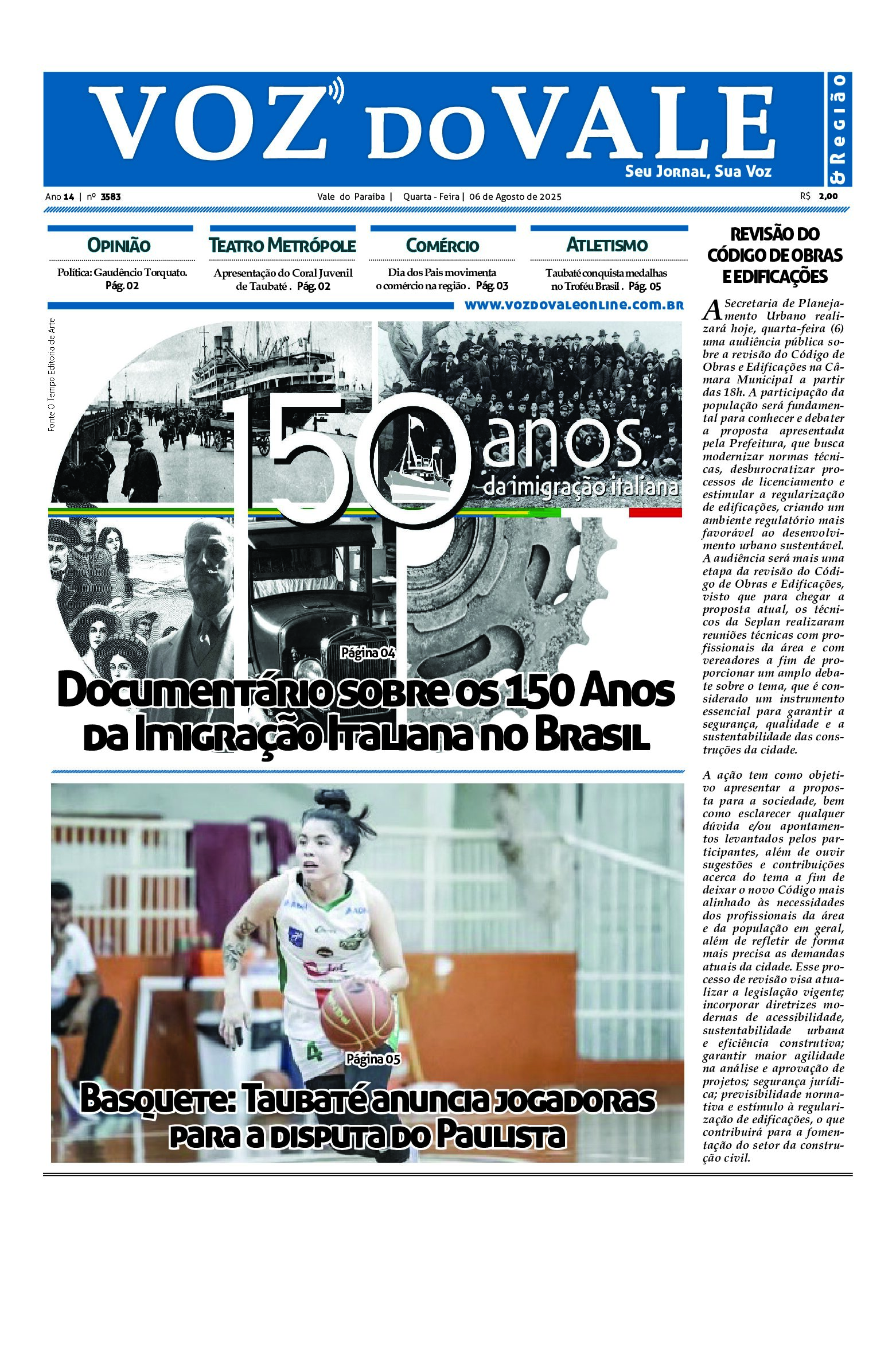 Edição de 06 de Agosto de 2025
