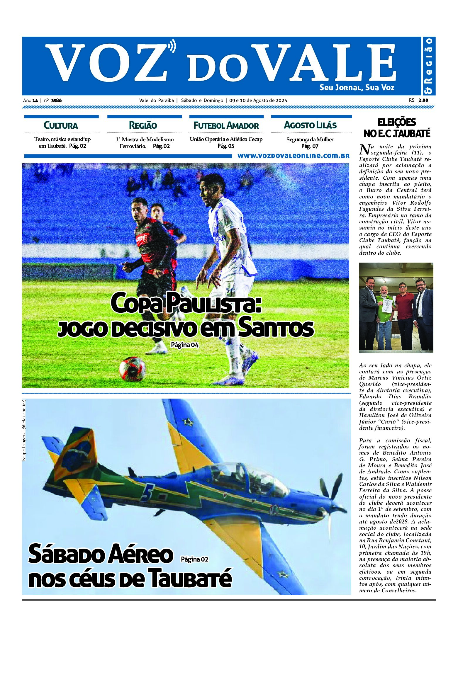 Edição de 09 e 10 de Agosto de 2025