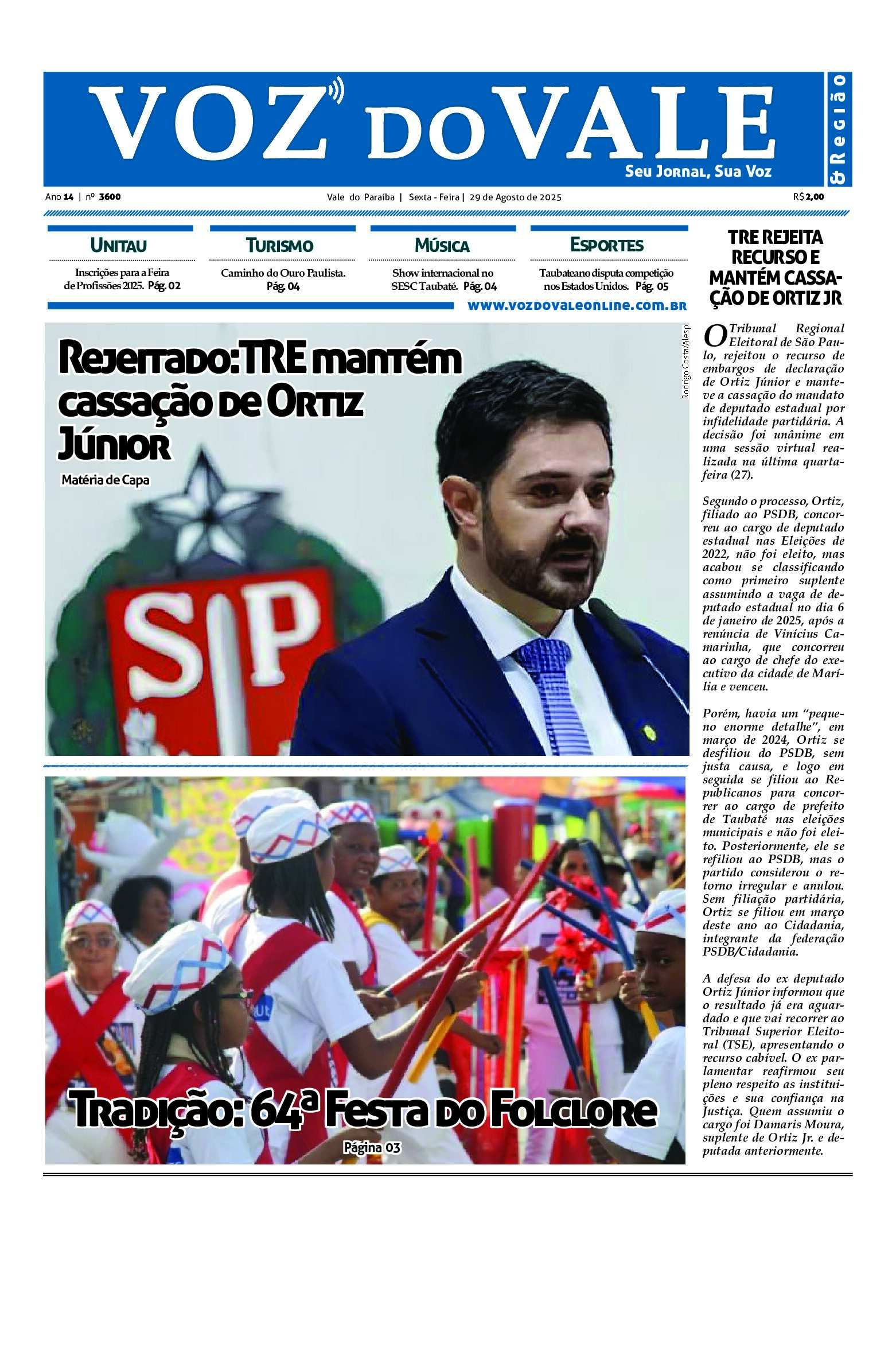 Edição 29 de Agosto de 2025