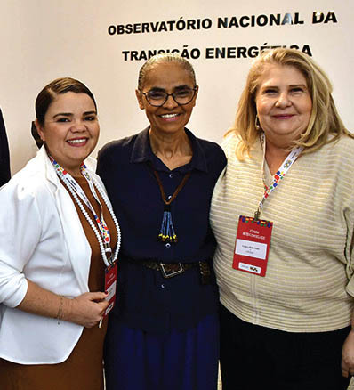 Reitora participa de encontro com ministra Marina Silva