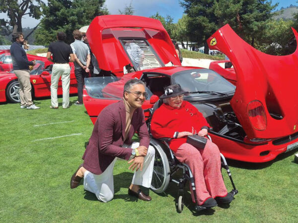 Ferrari exposta no CARDE única no mundo é premiada na estreia do Brasil na Monterey Car Week