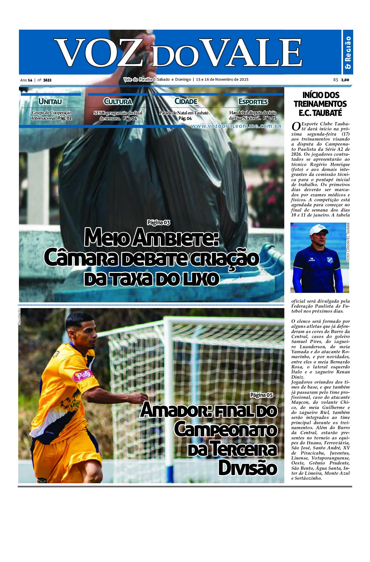 Edição 15 e 16 de Novembro de 2025