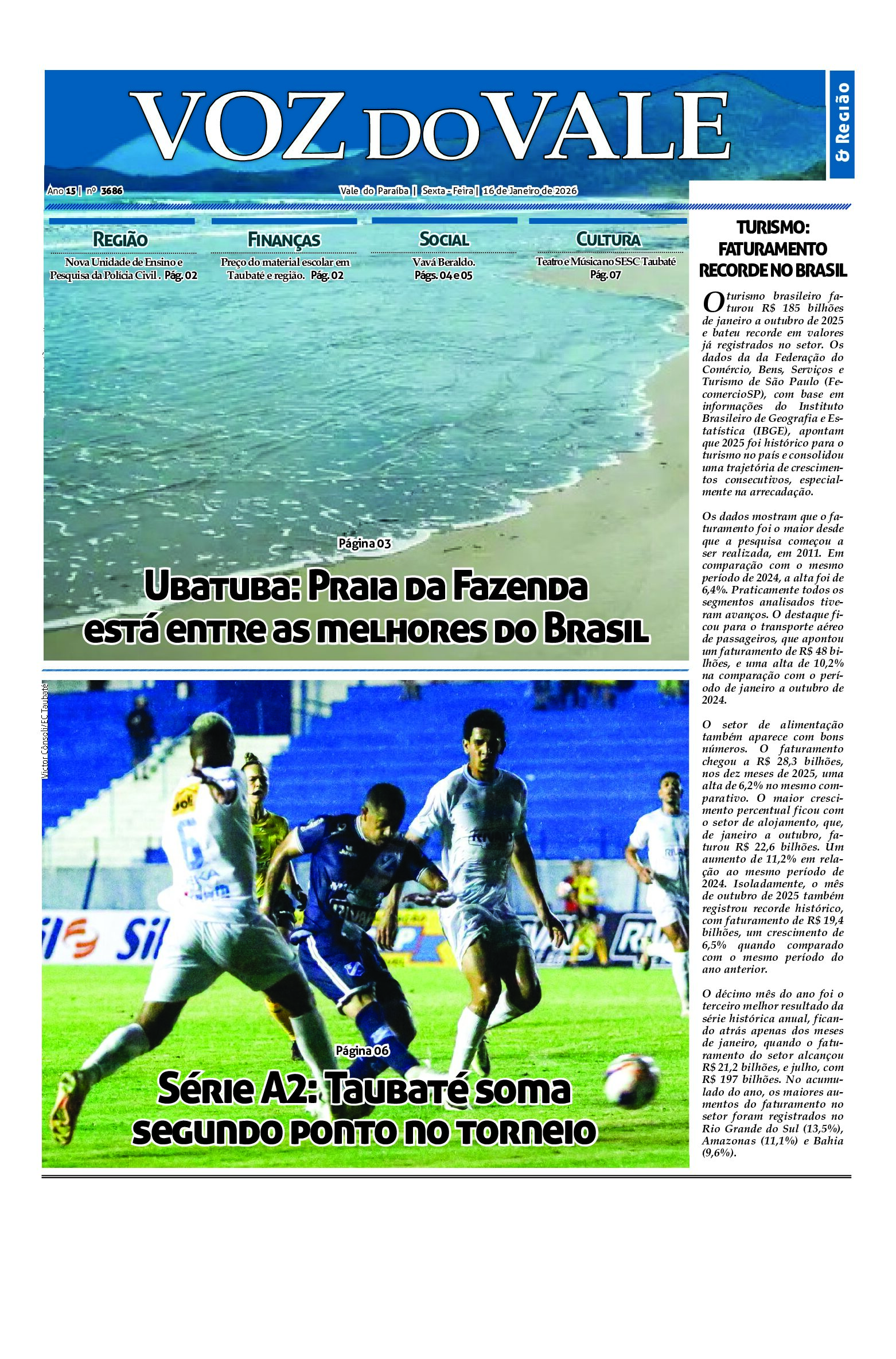 Edição 16 de Janeiro de 2026