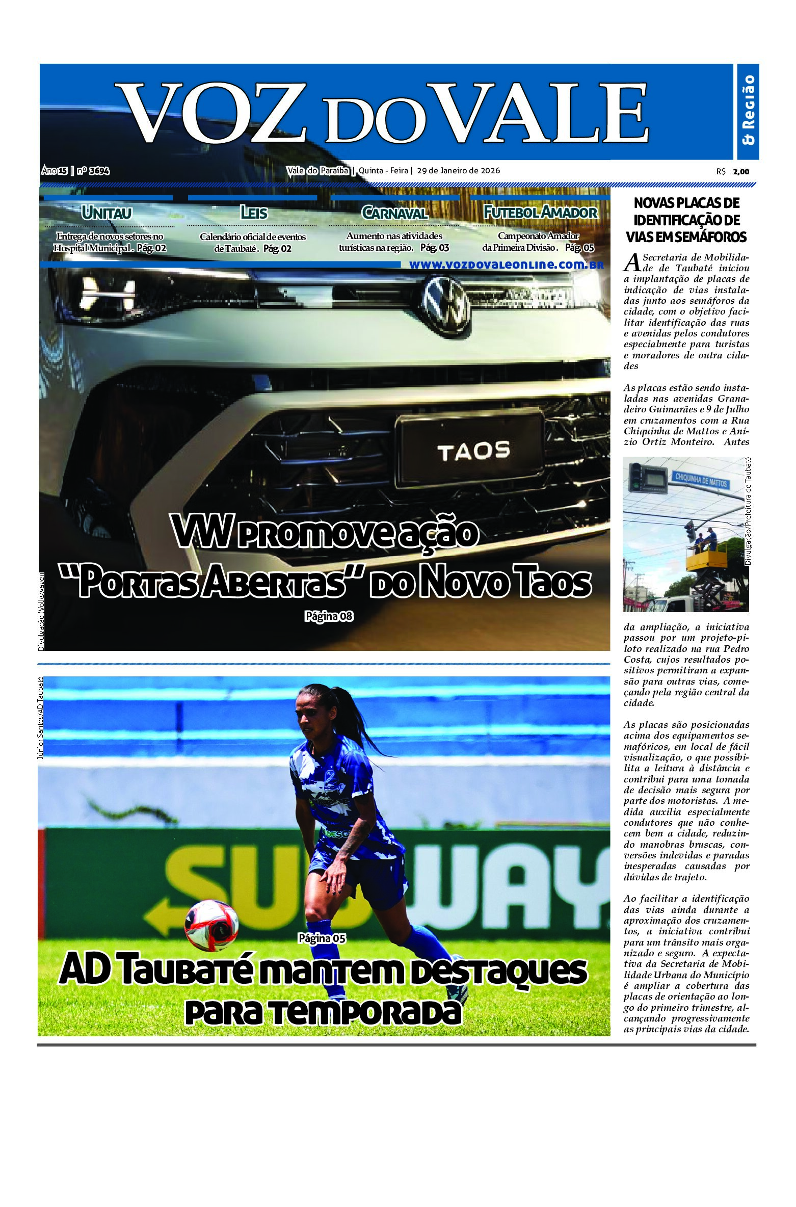 Edição 29 de Janeiro de 2026