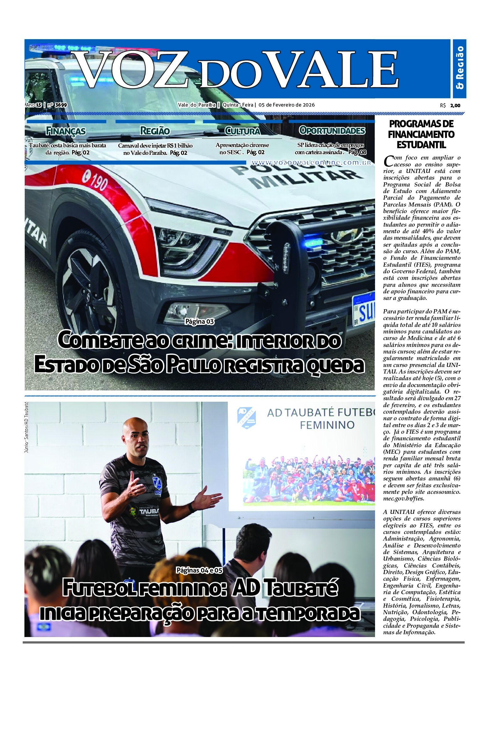Edição 05 de Fevereiro de 2026