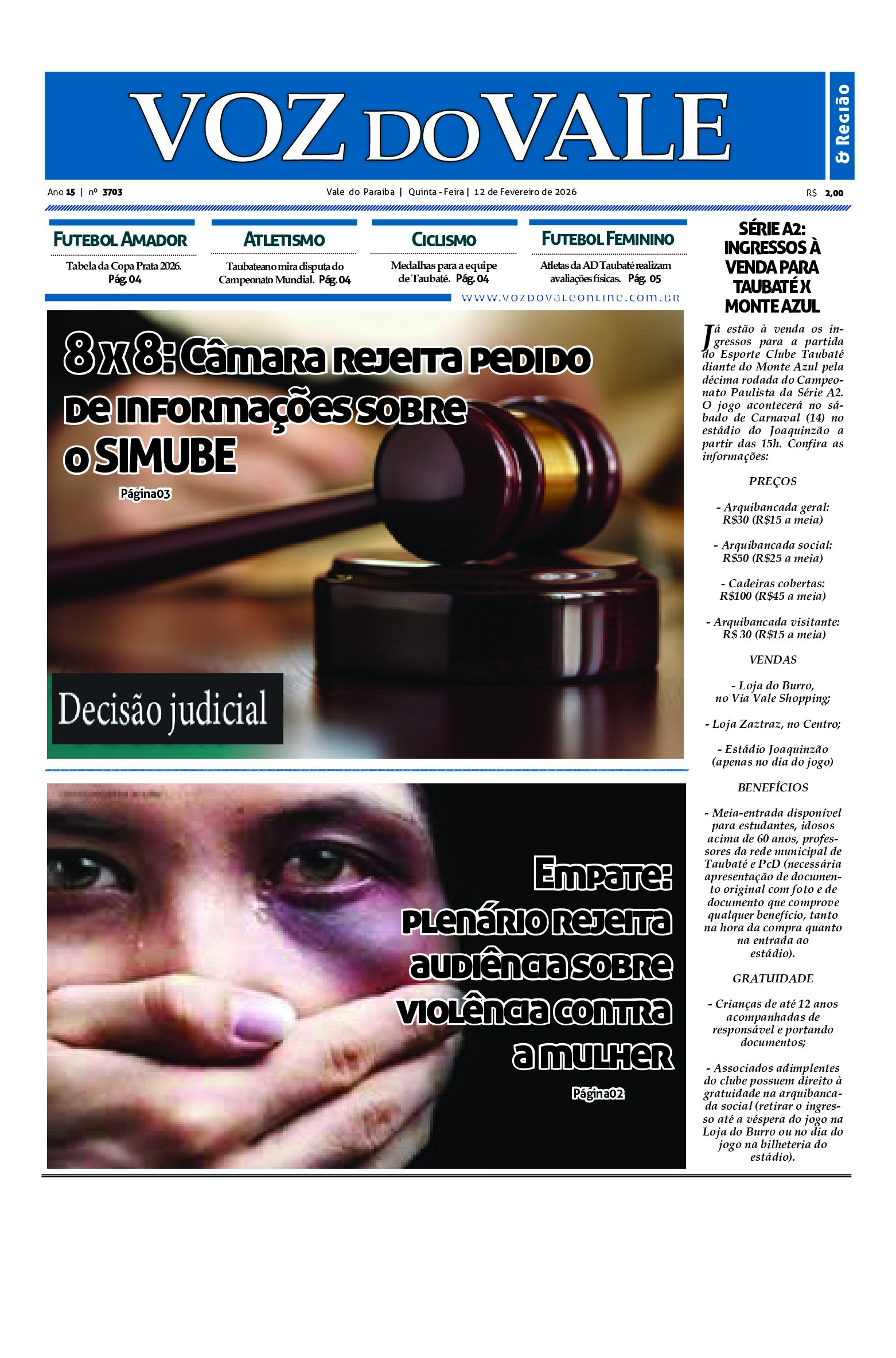 Edição 12 de Fevereiro de 2026