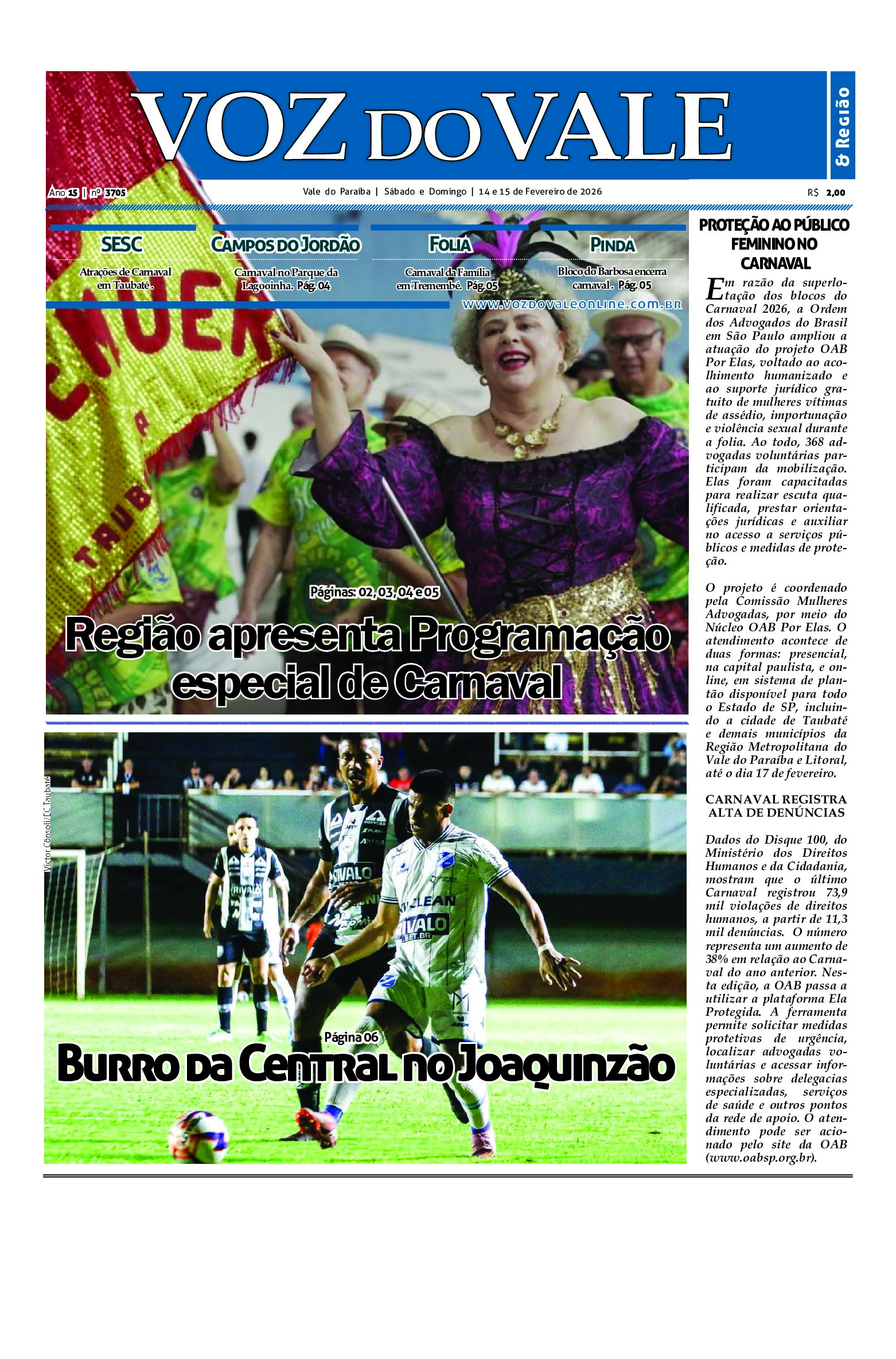 Edição 14 e 15 de Fevereiro de 2026