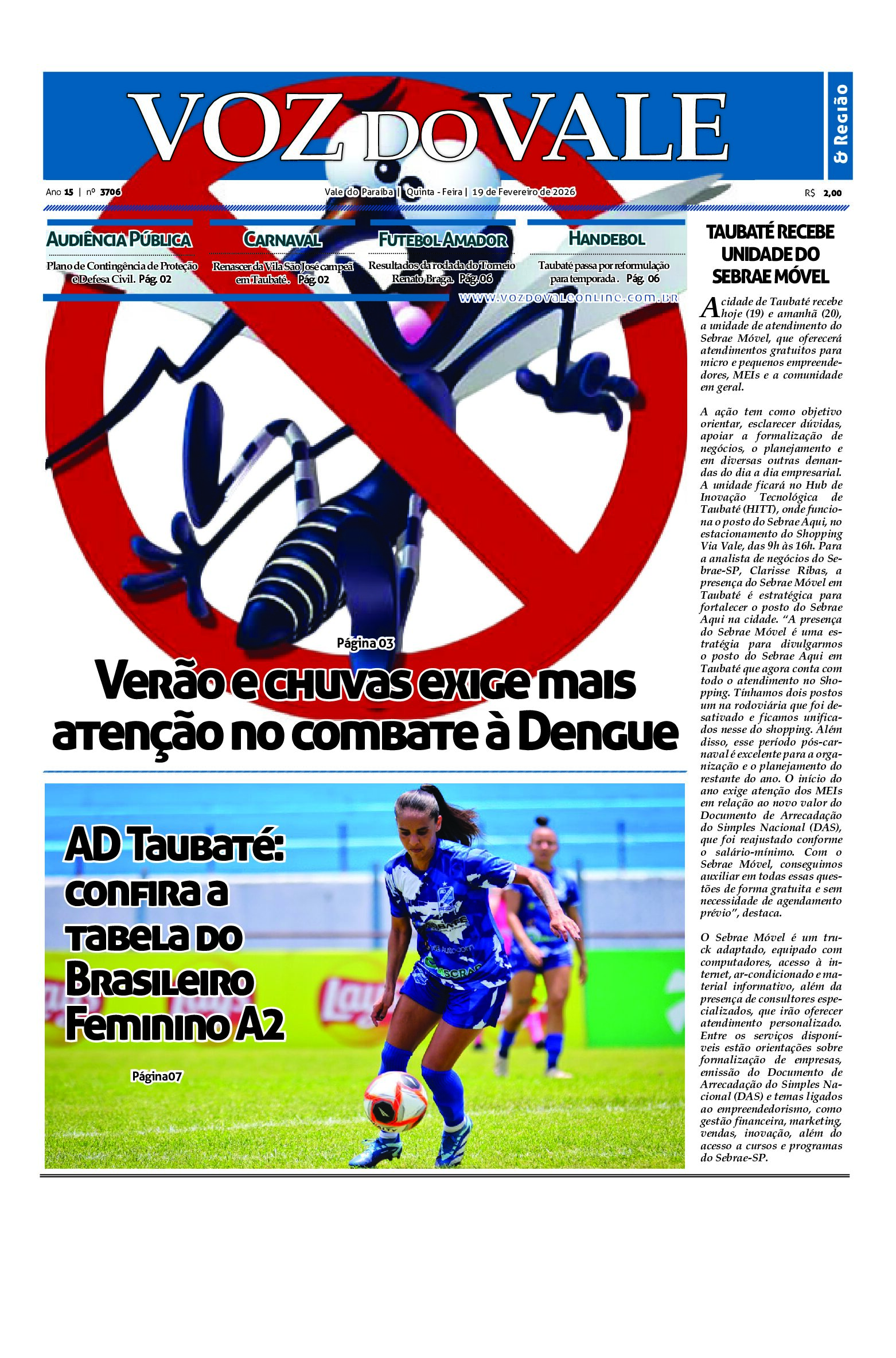 Edição 19 de Fevereiro de 2026