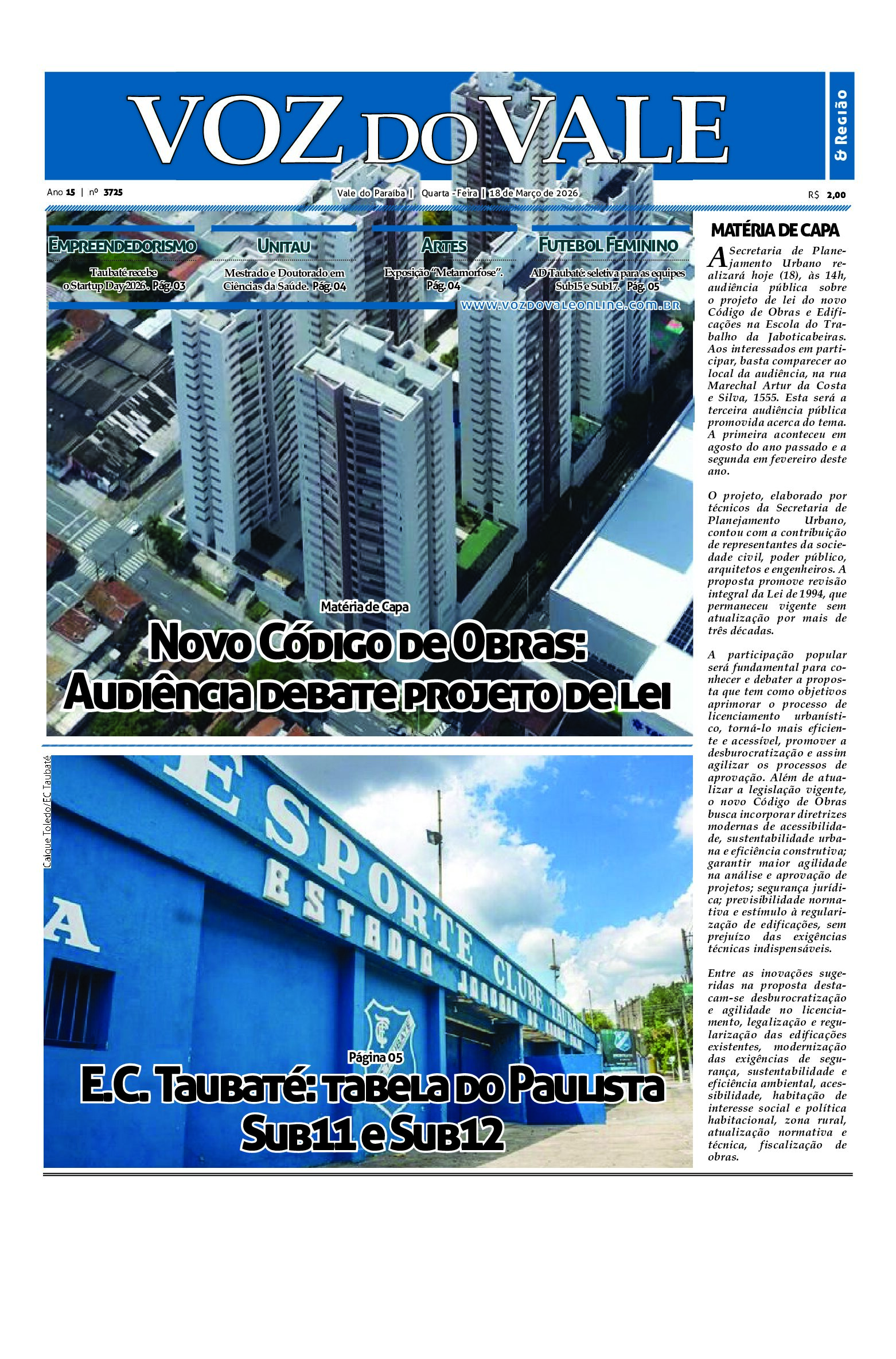 Edição 18 Março de 2026