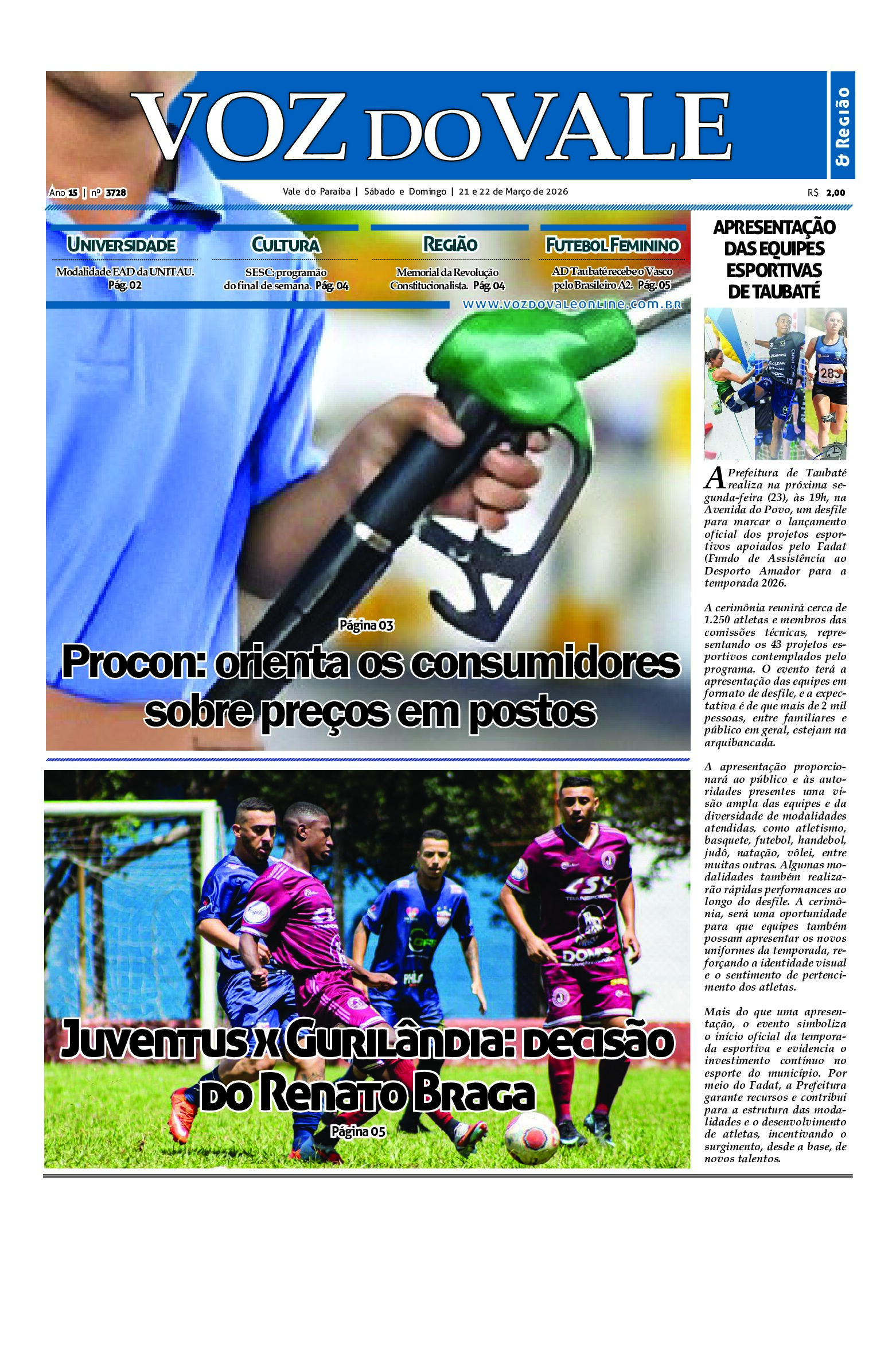 Edição 21 e 22 Março de 2026