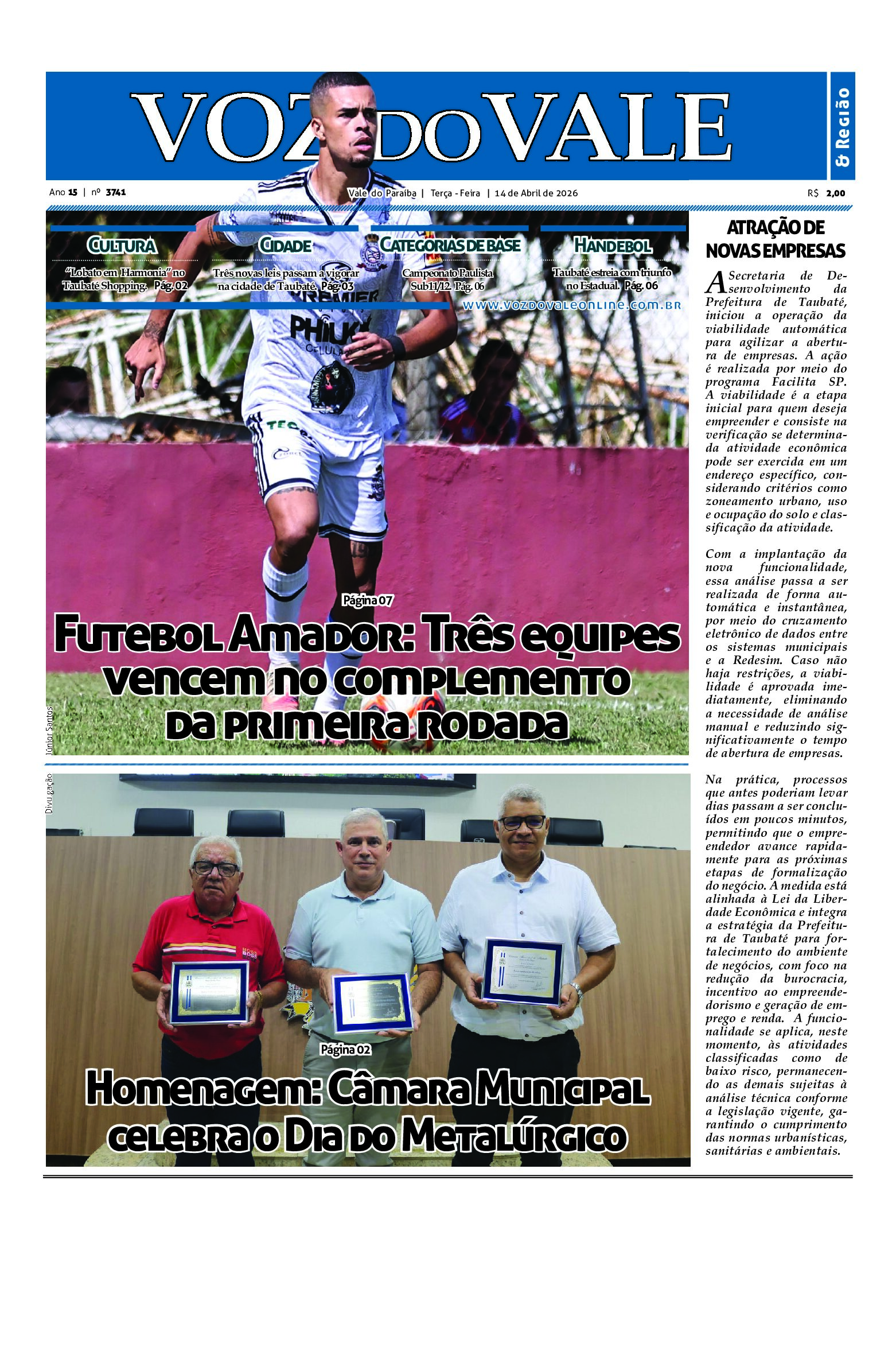 Edição 14 de Abril de 2026