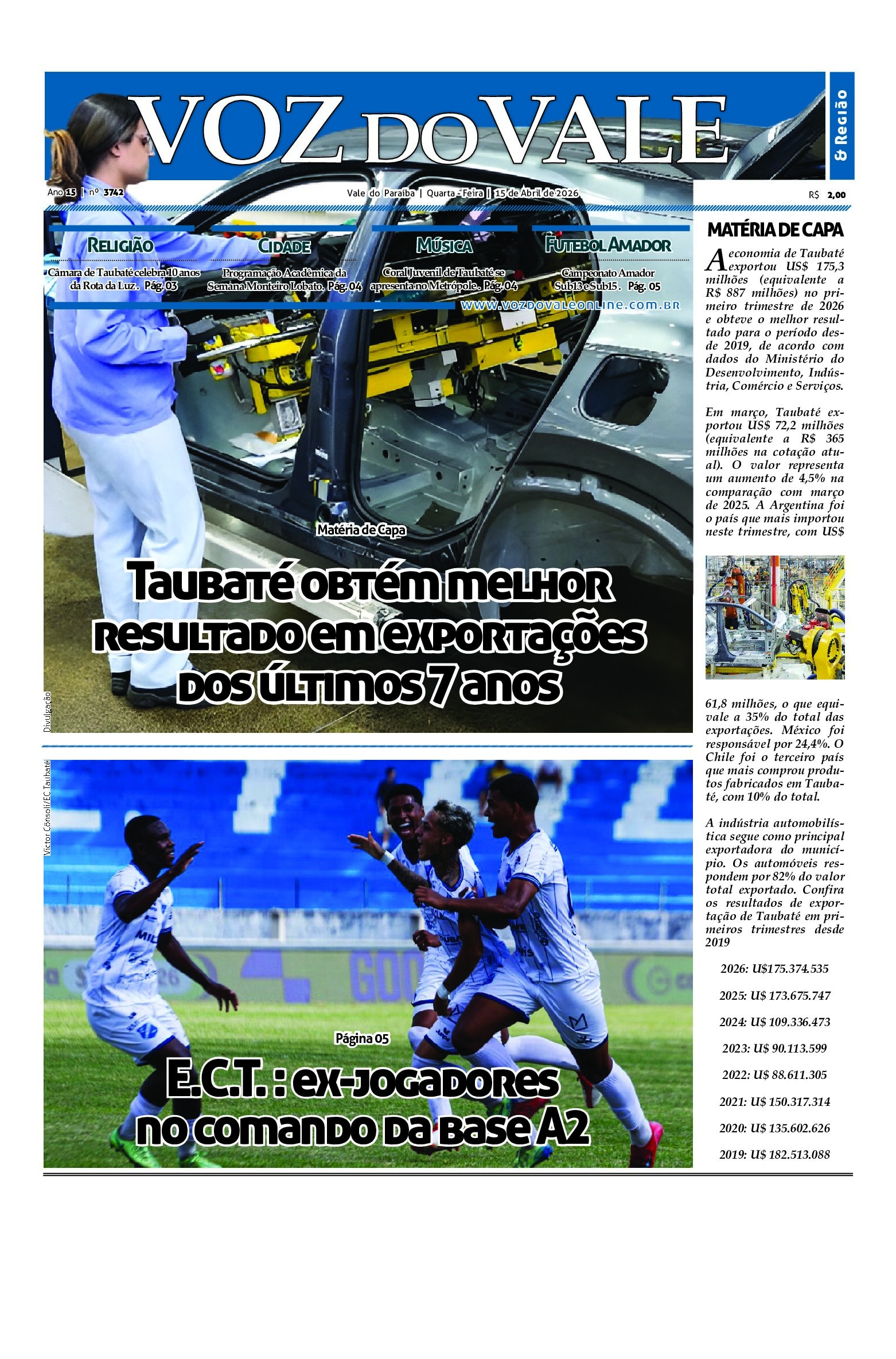 Edição 15 de Abril de 2026