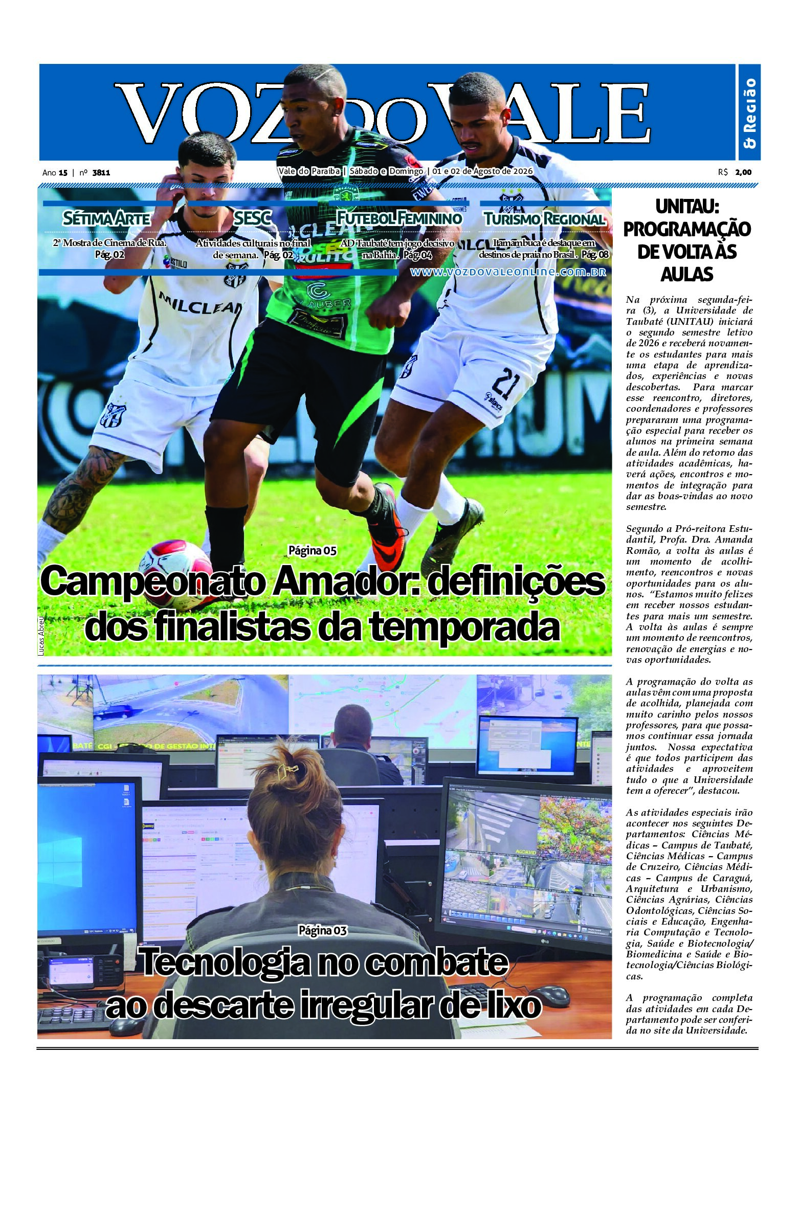 Edição 01 e 02 de Agosto de 2026