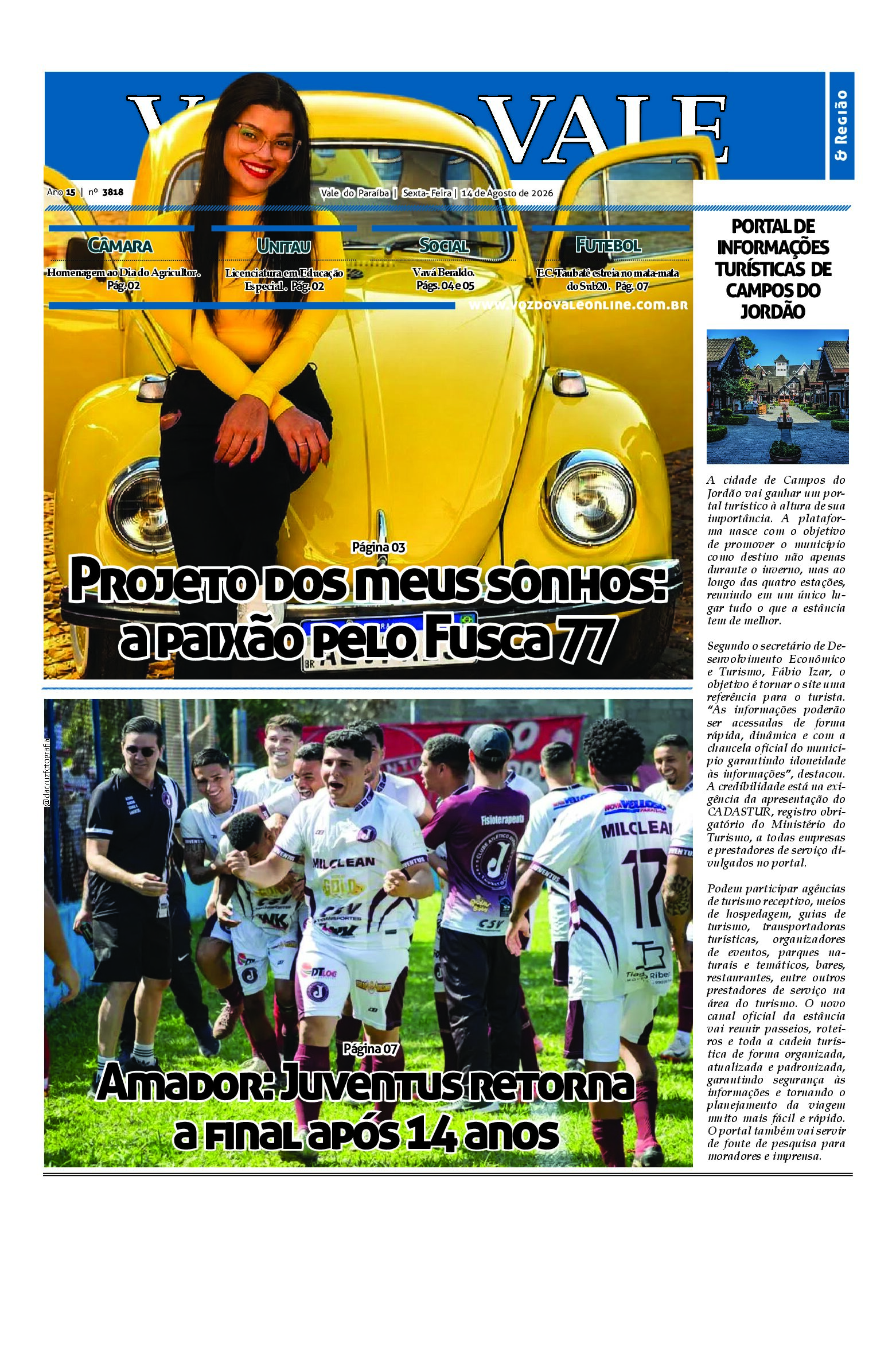 Edição 14 de Agosto de 2026