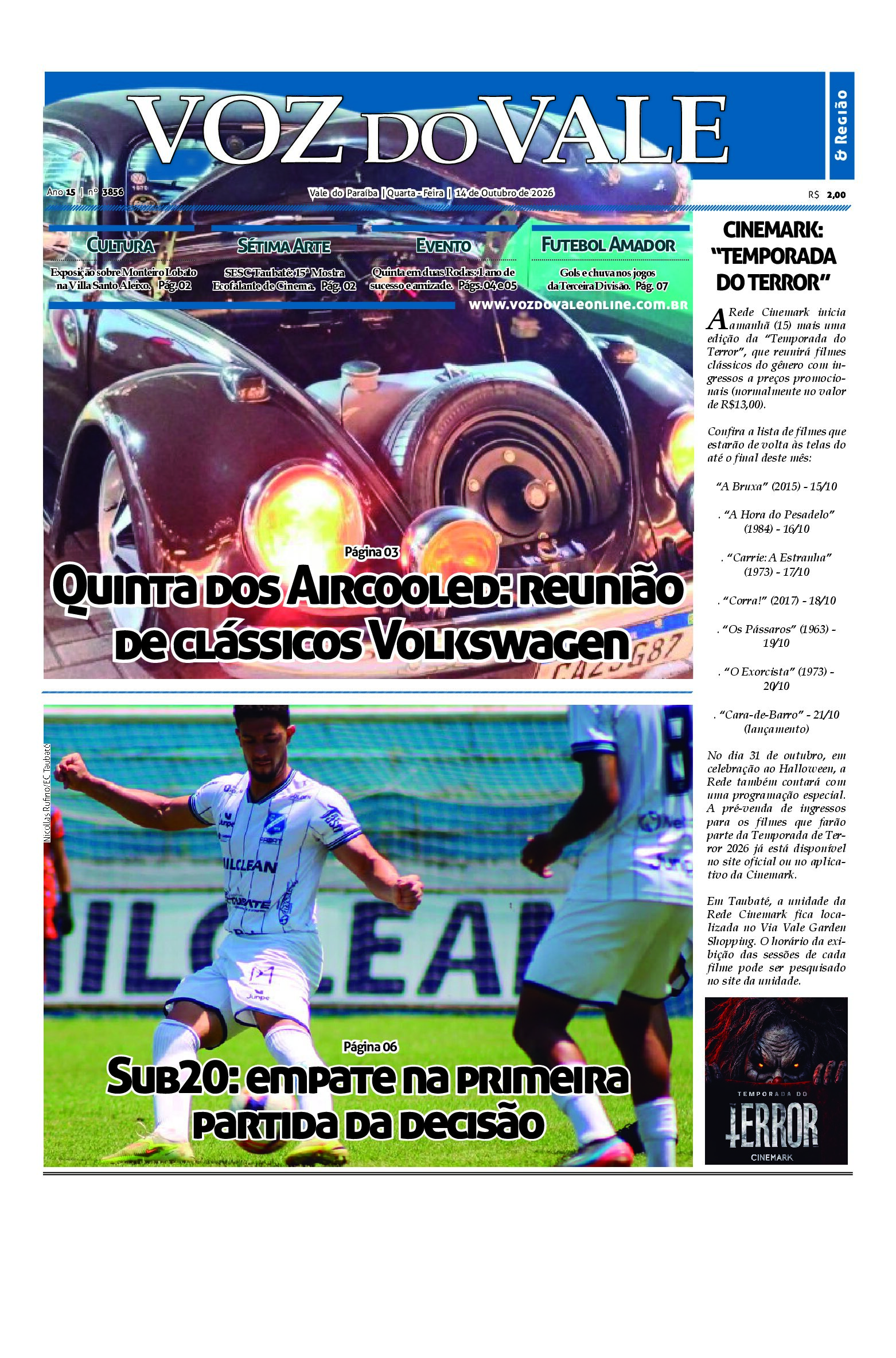 Edição 14 de Outubro de 2026