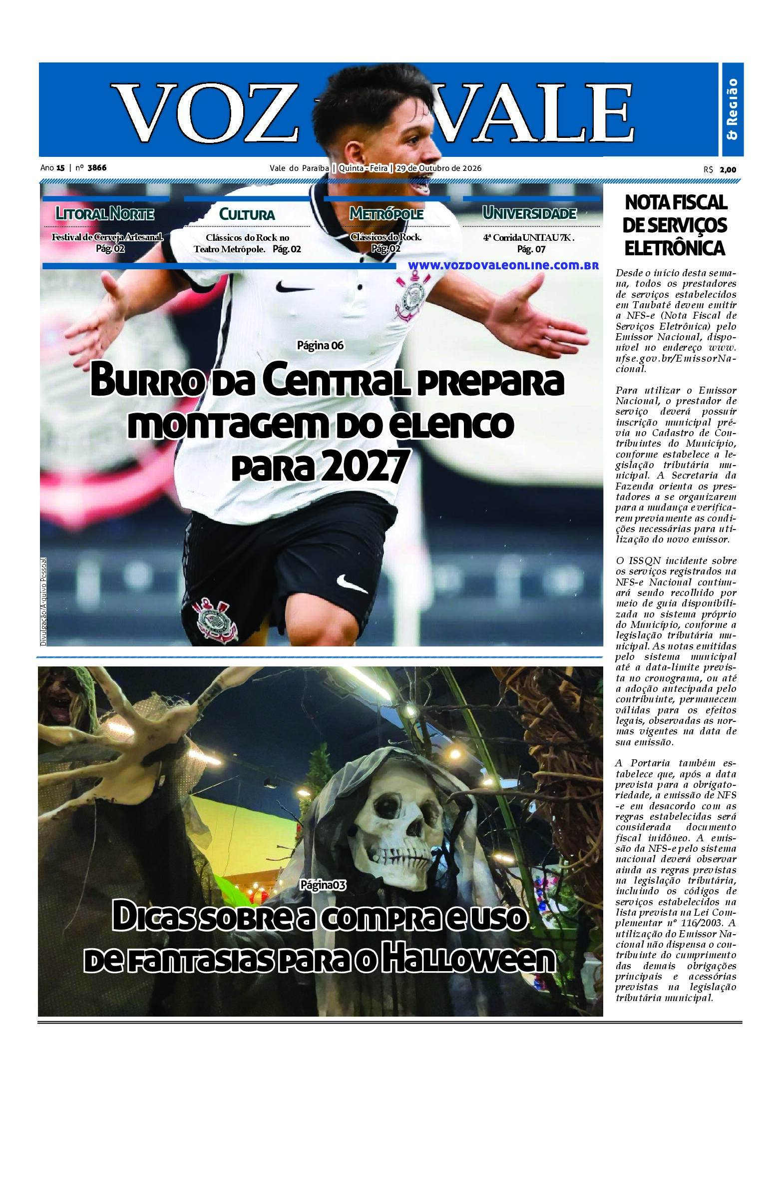 Edição 29 de Outubro de 2026